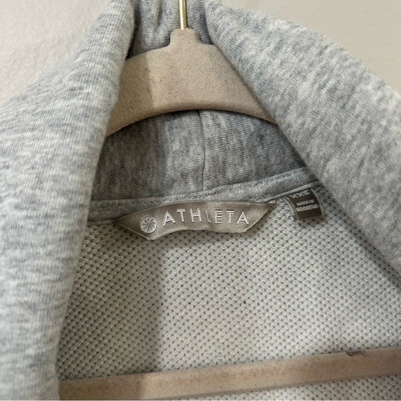 Athleta Tranquility Wrap Gray Open Front Cardigan Sweater Women’s Size XXS - Picture 4 of 8